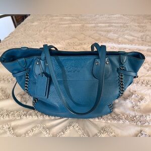 Coach Tatum Whiplash Leather Tote